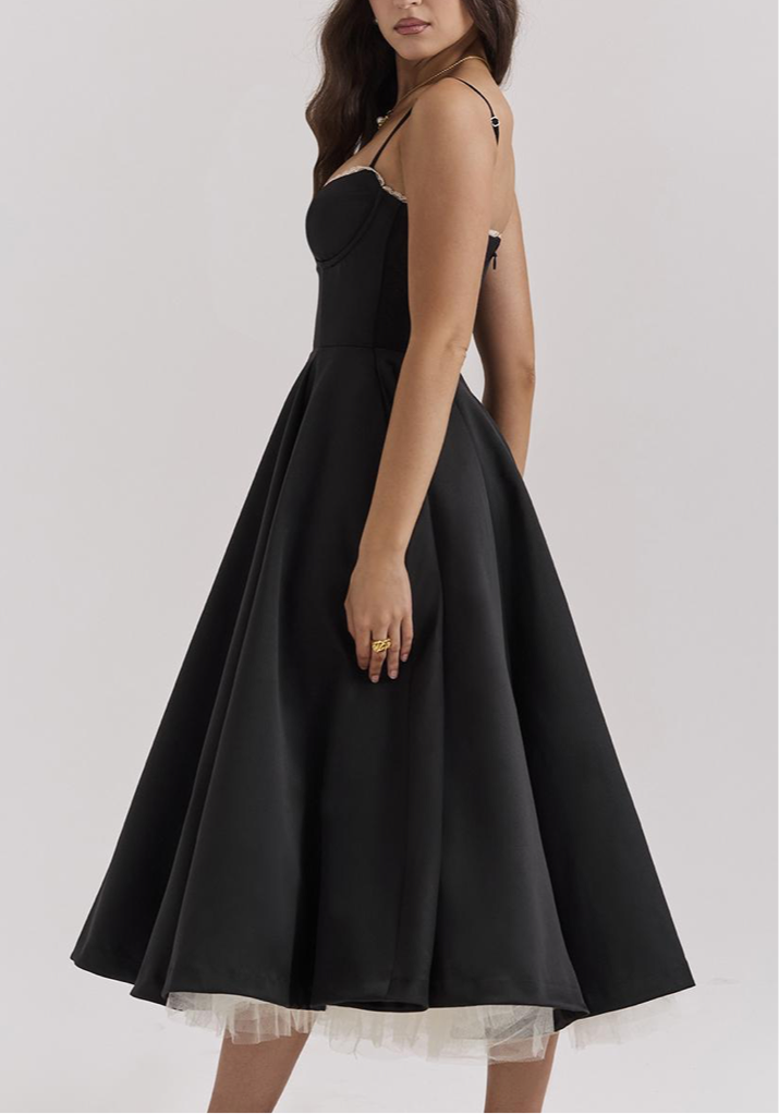 Puffy Long Dress