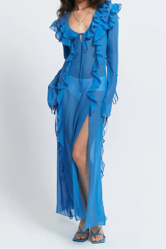 Ocean long translate Dress