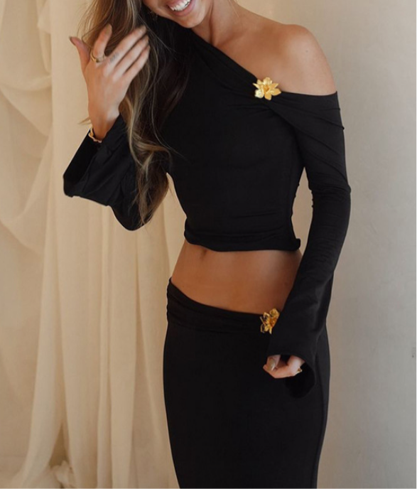 Dark Beach Dress