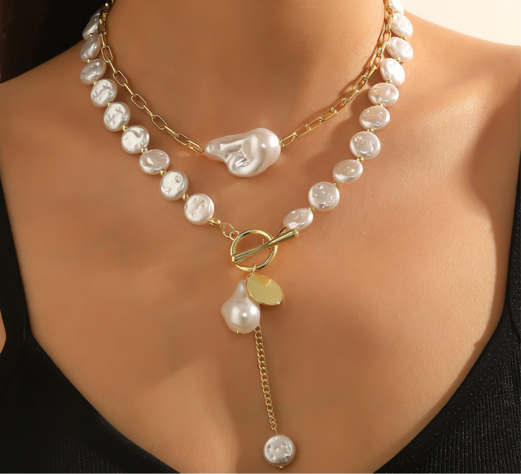 Light Luxury High-grade Long Pearl Sweater Chain