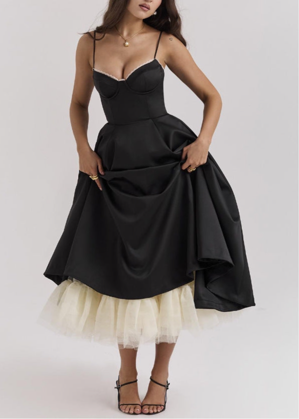Puffy Long Dress