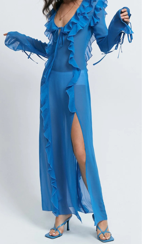 Ocean long translate Dress