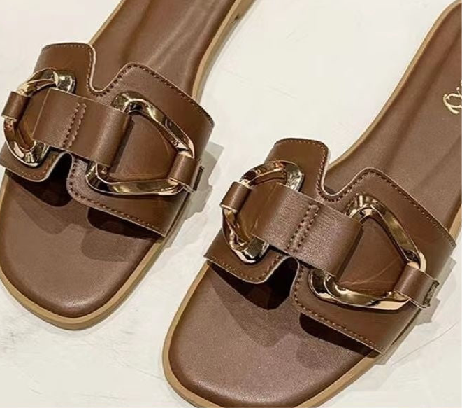 Flat Summer Slippers Women's Outer Wear
