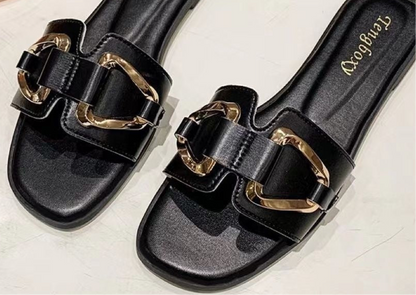Flat Summer Slippers Women's Outer Wear